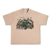 Burro Happy Easter Urban Heavy Tee - CowhideDigitalArt