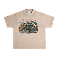 French Oak Happy Easter Urban Heavy Tee - CowhideDigitalArt