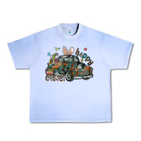 Grape Ice Happy Easter Urban Heavy Tee - CowhideDigitalArt