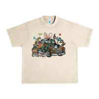 Sandshell Happy Easter Urban Heavy Tee - CowhideDigitalArt