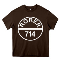 Chocolate Brown rorer 714 Heavy Core Tee - artisFamous