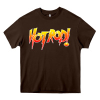 Chocolate Brown rowdy roddy piper hot rod vintage, Heavy Core Tee - artisFamous