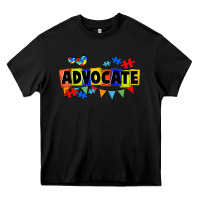 Black Advocate Autism Heavy Core Tee - FaDigitalArtStudio