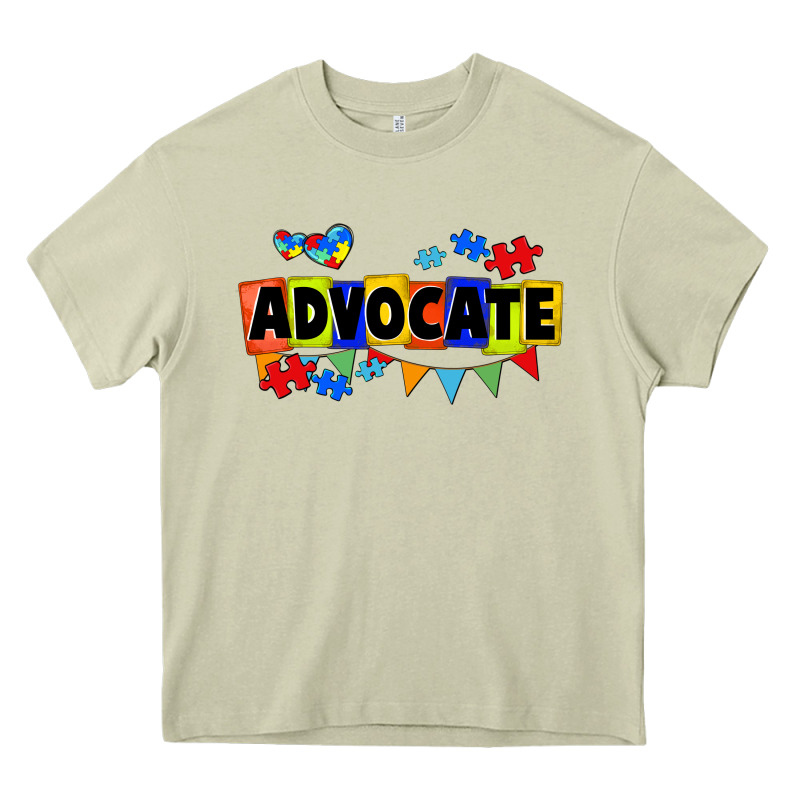 Advocate Autism Heavy Core Tee by FaDigitalArtStudio | Teevron