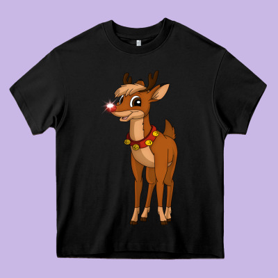 Rudolph The Red Nosed Reindeer Movie Heavy Core Tee Designed By Artisfamous