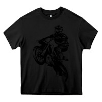 Black motocross dirt bike design got dirt Heavy Core Tee - artisFamous