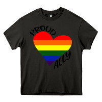 Asphalt proud ally lgbt heart gay pride month Heavy Core Tee - artisFamous
