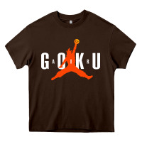 Chocolate Brown goku Heavy Core Tee - artisFamous