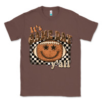 Chestnut it's game day y'all football smiley face Classic Tee - BarkalooDesign