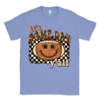 Colony Blue it's game day y'all football smiley face Classic Tee - BarkalooDesign