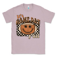 Lilac it's game day y'all football smiley face Classic Tee - BarkalooDesign