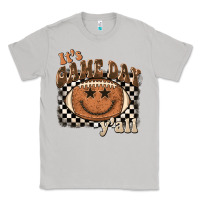 Moon Dust it's game day y'all football smiley face Classic Tee - BarkalooDesign