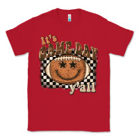 Red it's game day y'all football smiley face Classic Tee - BarkalooDesign