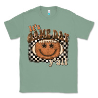 Sage it's game day y'all football smiley face Classic Tee - BarkalooDesign