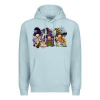 Blue Mist halloween gnomies Premium Hoodie - BarkalooDesign