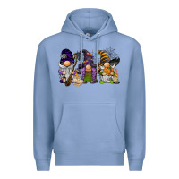 Colony Blue halloween gnomies Premium Hoodie - BarkalooDesign