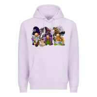 Lilac halloween gnomies Premium Hoodie - BarkalooDesign
