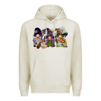 Oatmeal Heather halloween gnomies Premium Hoodie - BarkalooDesign