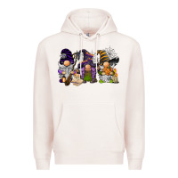 Pale Pink halloween gnomies Premium Hoodie - BarkalooDesign