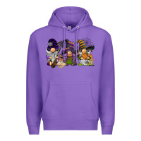 Purple halloween gnomies Premium Hoodie - BarkalooDesign