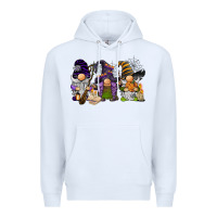 White halloween gnomies Premium Hoodie - BarkalooDesign
