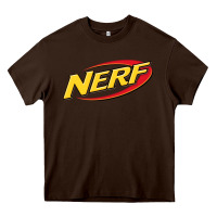 Chocolate Brown Nerf Galaxy Heavy Core Tee - artisFamous