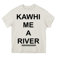 Cream Kawhi River Funny Heavy Core Tee - artisFamous