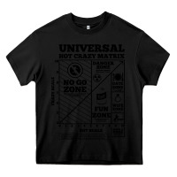 Black hot crazy matrix matrix Heavy Core Tee - artisFamous