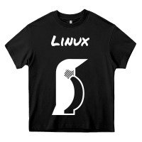 Black linux Heavy Core Tee - artisFamous