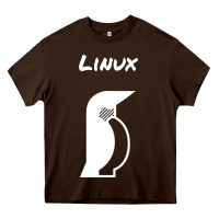 Chocolate Brown linux Heavy Core Tee - artisFamous