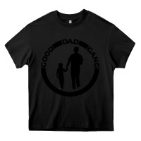 Black good dad gang Heavy Core Tee - artisFamous