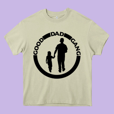 Good Dad Gang Heavy Core Tee Designed By Artisfamous