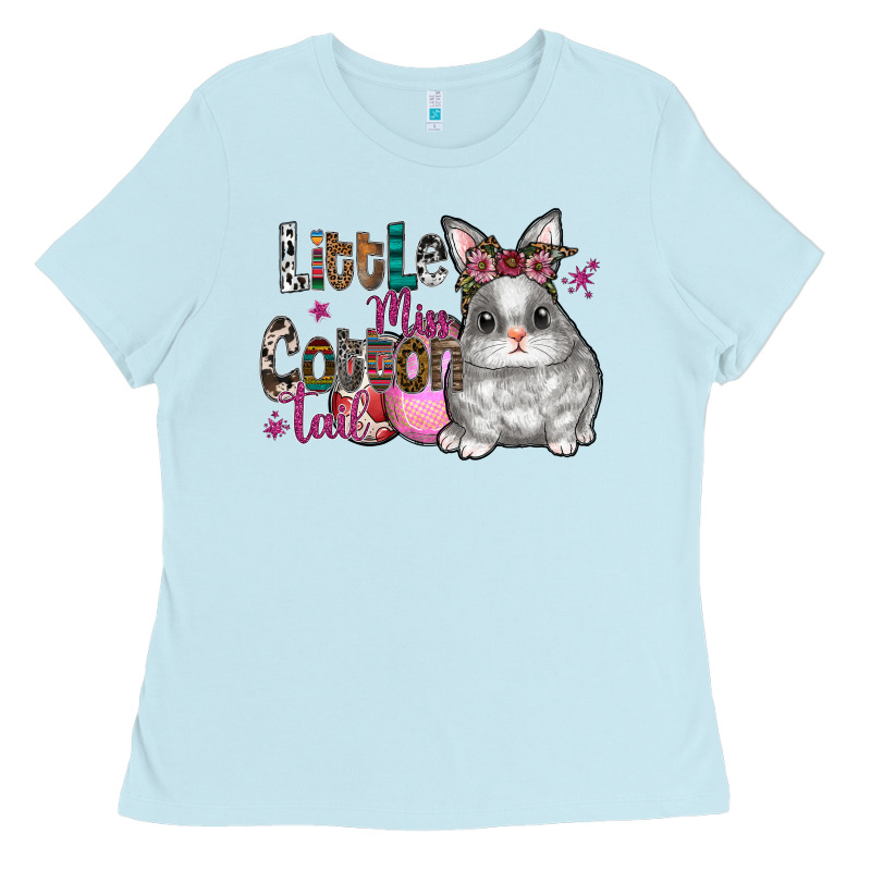 Little Miss Cotton Tail Ladies Tee by CowhideDigitalArt | Teevron