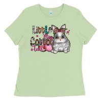 Matcha Little Miss Cotton Tail Ladies Tee - CowhideDigitalArt