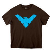 Chocolate Brown nightwing Heavy Core Tee - artisFamous
