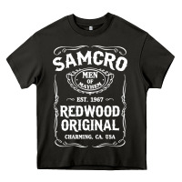 Asphalt samcro redwood original Heavy Core Tee - artisFamous