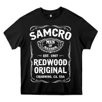 Black samcro redwood original Heavy Core Tee - artisFamous