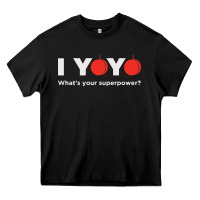 Black funny yoyo Heavy Core Tee - artisFamous