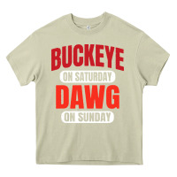 Mossy buckeye on saturday Heavy Core Tee - artisFamous
