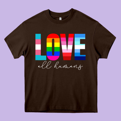 Lgbt Pride Rainbow Love Lgbtq Pride Heavy Core Tee Designed By Artisfamous