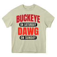 Mossy buckeye on saturday Heavy Core Tee - artisFamous