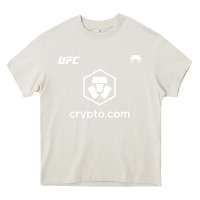 Cream crypto Heavy Core Tee - artisFamous