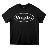 Black vee jay records Heavy Core Tee - artisFamous