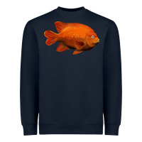Navy California Garibaldi Fish Heavyweight Sweatshirt - RanaPortraitStore