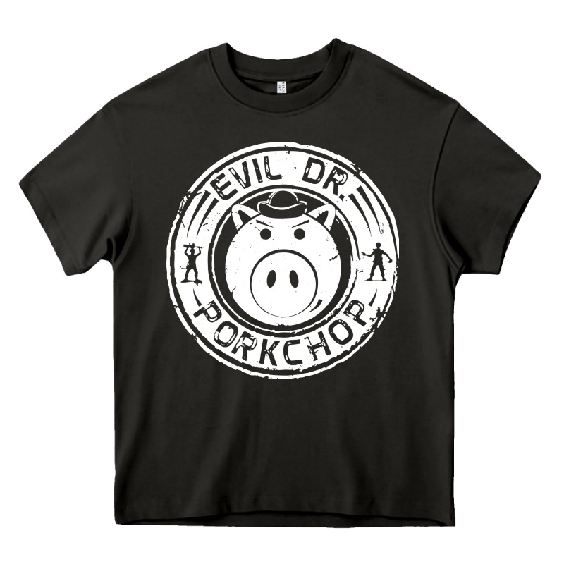 Evil Dr Porkchop Heavy Core Tee by artisFamous | Teevron