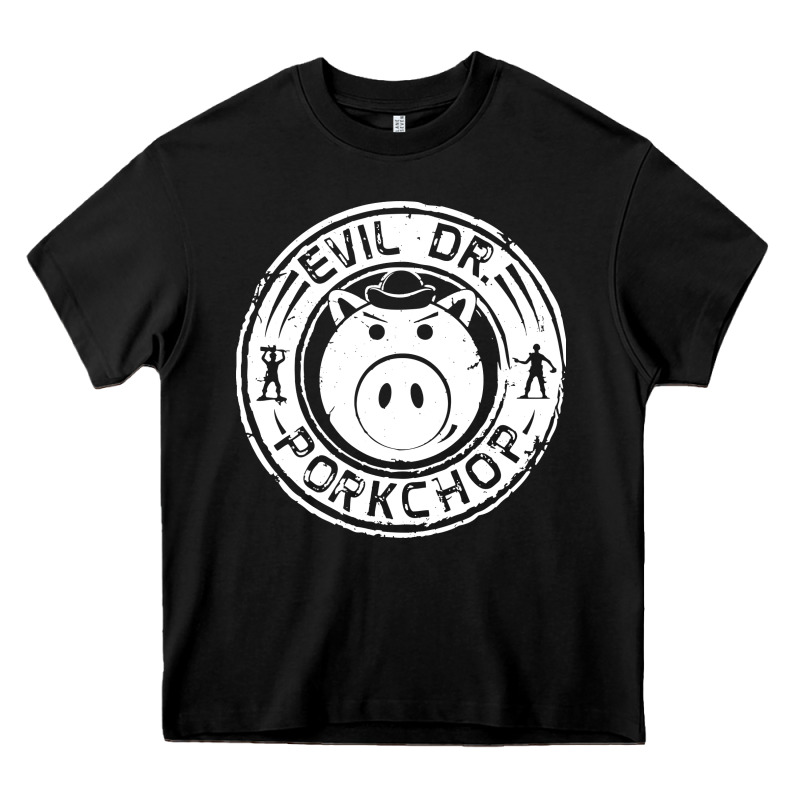 Evil Dr Porkchop Heavy Core Tee by artisFamous | Teevron