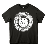Asphalt evil dr porkchop Heavy Core Tee - artisFamous