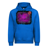 Cobalt halloween backround moon Urban Hoodie - RanaPortraitStore