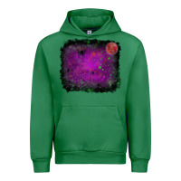 Emerald halloween backround moon Urban Hoodie - RanaPortraitStore