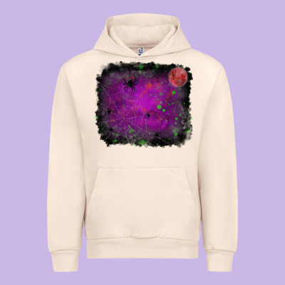Halloween Backround Moon Urban Hoodie Designed By Ranaportraitstore